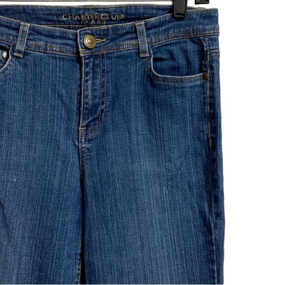 Charter Club Women's Classic Fit Jeans Size 6P Short Straight Leg - Picture 5 of 14